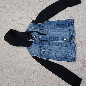 H&M Divided Hooded Jean Jacket